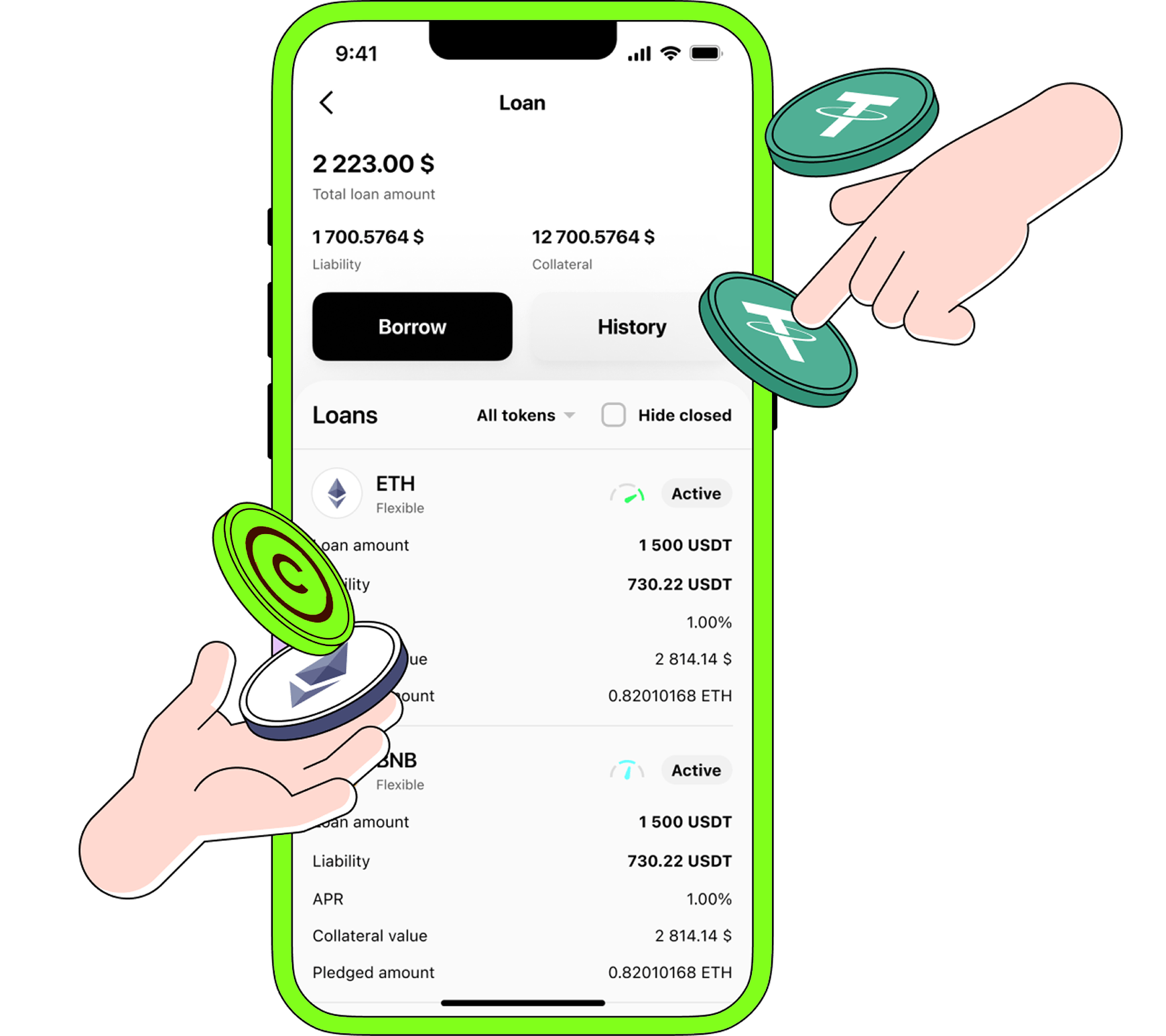 Crypto Loan Illustration